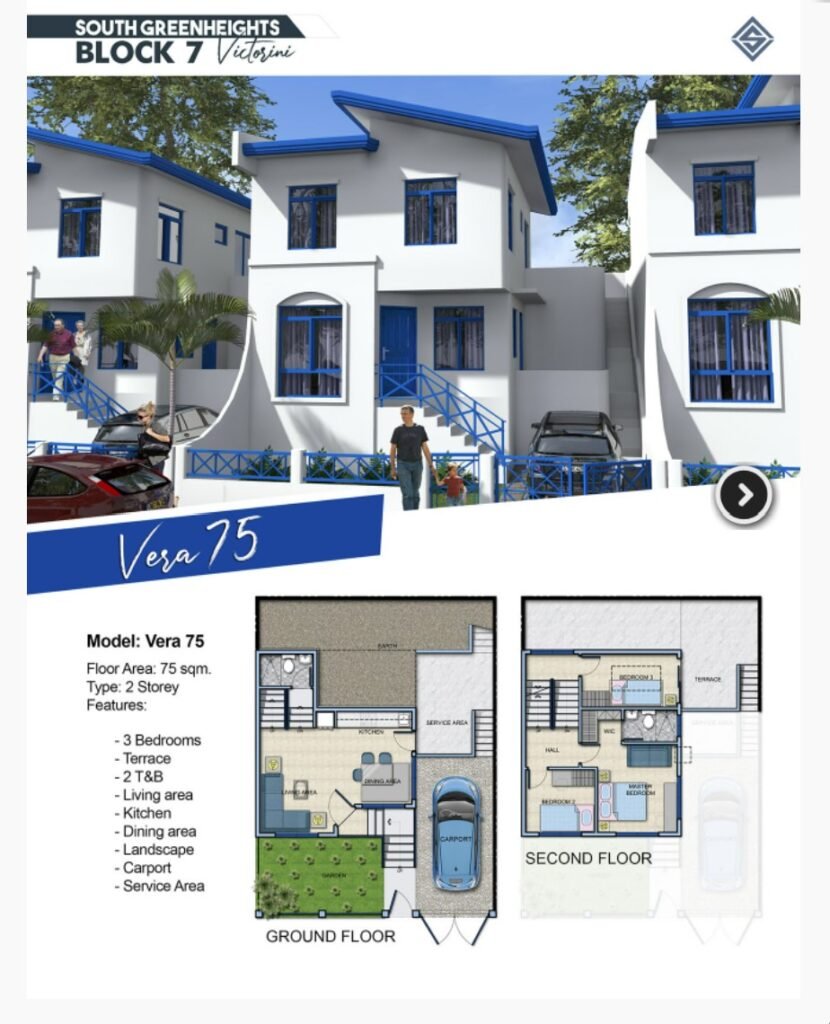 VV Soliven Realty Main Office Official Website South Greenheights Victorini Height Block 7 Muntinlupa City House and Lot Bahay Lupa